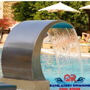 Swimming Pool Stainless Steel Waterfall