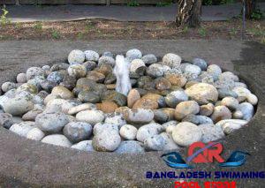 fountain cement Rock