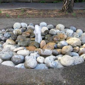 fountain cement Rock