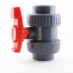 PVC-U double union ball valve swimming pool valve