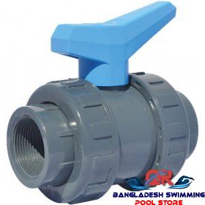 PVC-U double union ball valve swimming pool valve