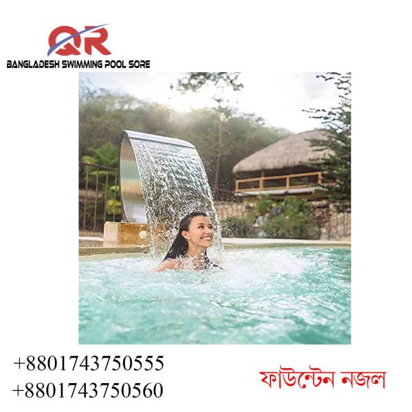 Rectangular Waterfall Pool & Stainless Steel Waterfall Fountains In Bangladesh