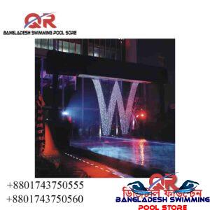 Modern Design Digital Water Curtain Indoor Artificial Waterfall Fountain