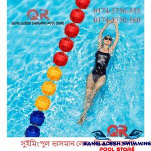 Swimming Pool Floating Lane Divider Ropes / Rope Liner
