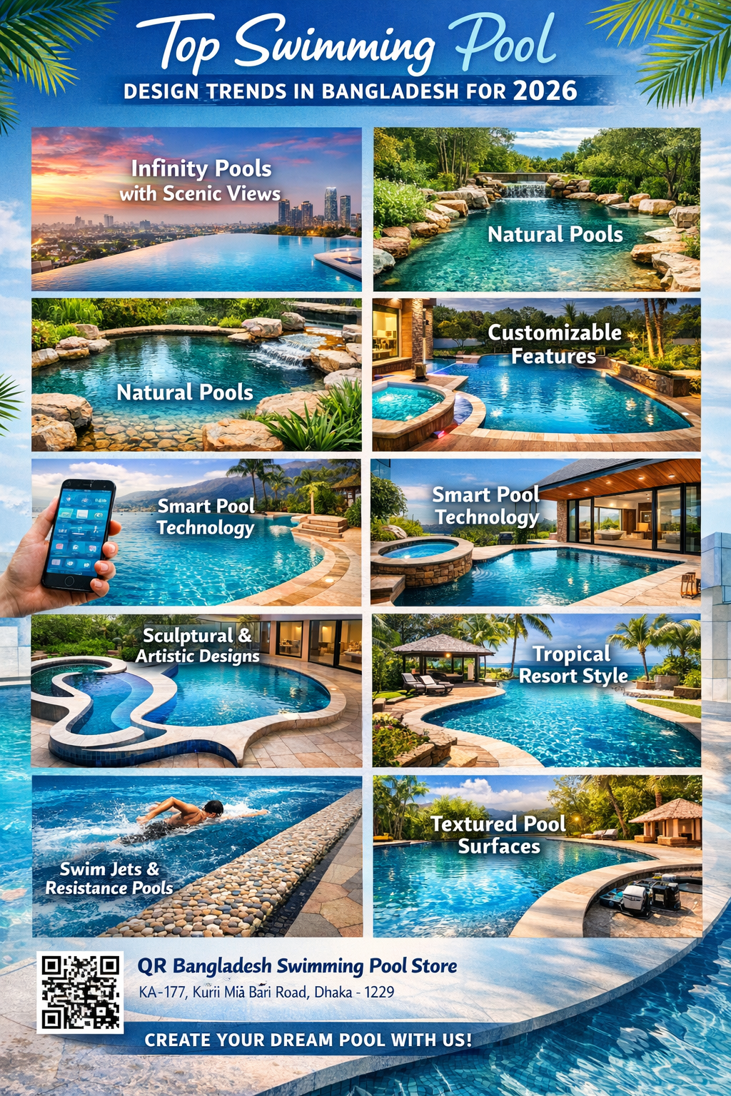 Top Swimming Pool Design Trends in Bangladesh for 2026