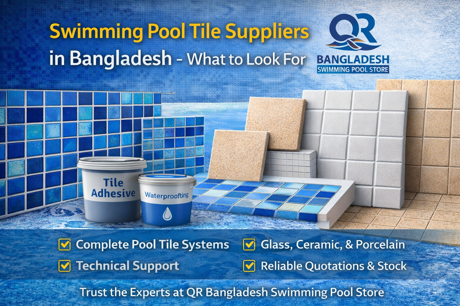 Swimming Pool Tile Suppliers in Bangladesh