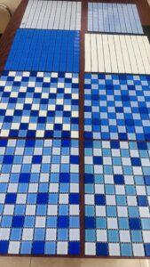 Swimming pool tiles