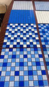 Swimming pool tiles