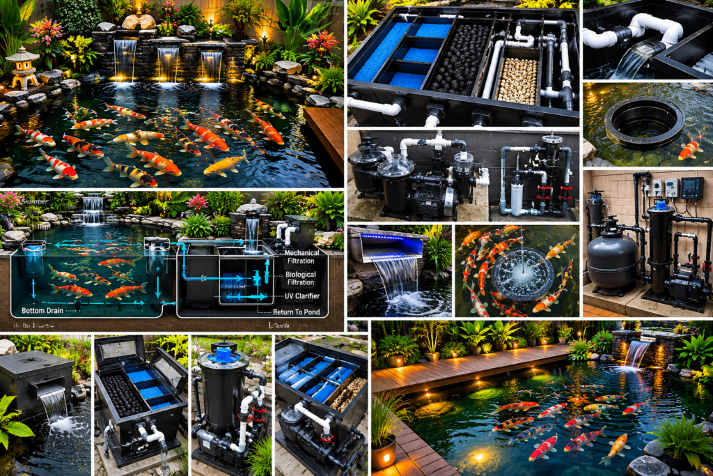 Koi Pond Filtration Products